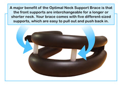 Resizable neck support collar